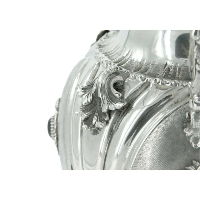 19th Century Sterling Silver Decorative Vase For Sale - Image 10 of 13