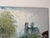 Textile Vintage Caroline Burnett Impressionist Parisian Street Scene Oil on Canvas Painting, Unframed For Sale - Image 7 of 11