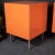 Orange Vintage Mid-Century Modern Cubic Orange Cabinets - a Pair For Sale - Image 8 of 12