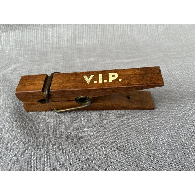 Vintage Oversized Wooden Clothespin For Sale - Image 10 of 16