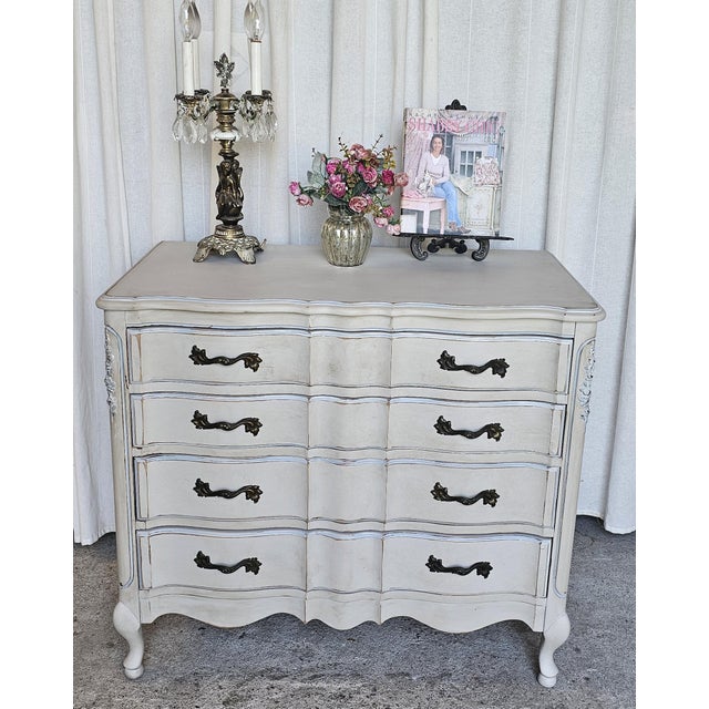 Vintage Small Chest of Drawers, Circa 1950s, Mahogany Tanglewood Chest For Sale - Image 13 of 14