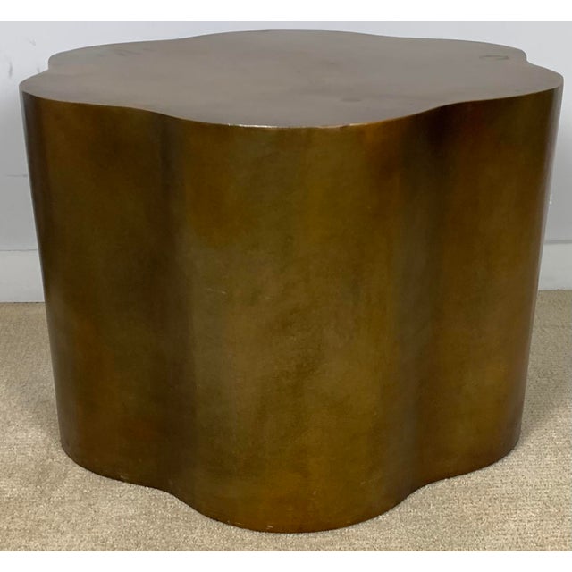 Contemporary Late 20th Century Contemporary Molded Resin Biomorphic Side Table For Sale - Image 3 of 10
