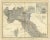 Antique map titled 'north & central italy and the island of corsica'. Old map of north and central italy, and the island...