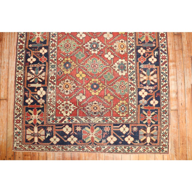 19th Century Antique Caucasian Shirvan Rug, 3'7'' X 4'9'' For Sale - Image 10 of 10