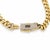 Early 21st Century 14k Yellow Gold Monaco Chain Necklace With Diamond Clasp For Sale - Image 5 of 7