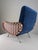 Blue Set of Lady Chairs by Marco Zanuso for Hermès Italia, 1950s For Sale - Image 8 of 14