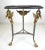 Traditional French Empire Style Bronze Swan and Tessellated Mosaic Stone Gueridon Table For Sale - Image 3 of 10