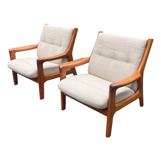 Danish Modern Teak Armchairs by Gustav Thams - A Pair For Sale
