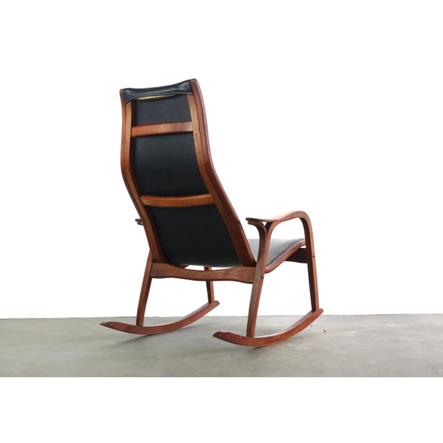 Ekströms Lamino chair, designed 1956, is one of the most comfortable chairs and a timeless sculptural Scandinavian design...