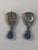 Native American Lapis Lazuli Sterling Drop Earrings, a Pair For Sale - Image 9 of 10