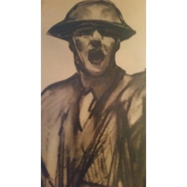 Traditional Early 20th Century Antique World War 1 National Jewish Welfare Board Recruitment Poster For Sale - Image 3 of 8