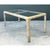 Off-white Vintage Rattan and Glass Dining Table For Sale - Image 8 of 12