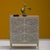 Arabesque Bone Inlay Three-Drawer Chest - Grey by House of Jaipur For Sale - Image 4 of 5