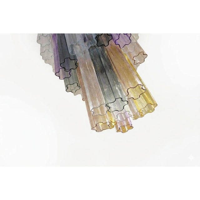 Vintage Murano Glass Chandelier, 1960s, in Flawless conditions. Designed 1960 to 1969 Up to 250V (Europe/UK Standard).The...