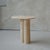 Beige Trio No. III Travertine Side Table from Kiwano Concept For Sale - Image 8 of 9