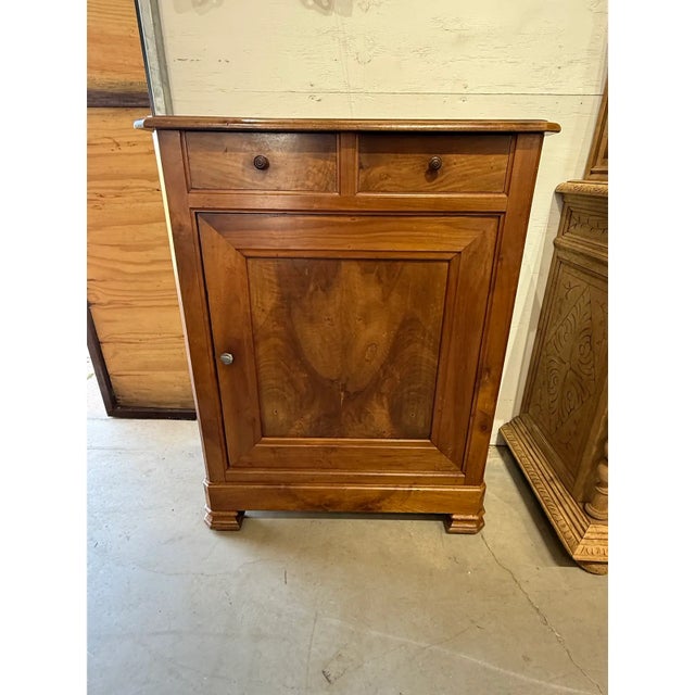 19th Century French Louis Philippe Solid Walnut sideboard the wood has been finished with a lustrous French polish, the...