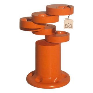 Pluvium Orange Umbrella Stand by Giancarlo Piretti for Anonima Castelli, 1970s For Sale
