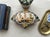 1990s Vintage Western Sailing Ship Graphic Fan Shape Porcelain Trinket Box For Sale - Image 5 of 9
