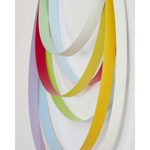 Contemporary Abstract Steel and Spray Paint "Ode Iv" by Tom Henderson For Sale - Image 6 of 6