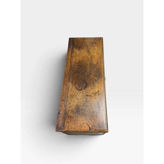 Antique English Carved Oak Trunk, 1650 For Sale - Image 14 of 18