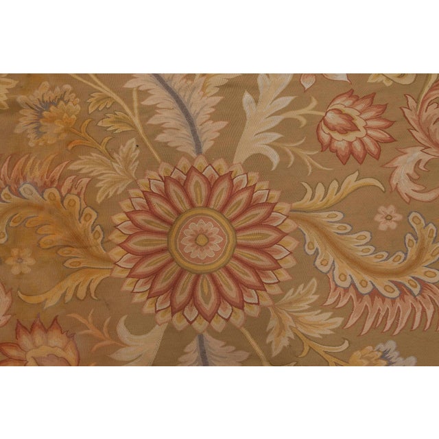 French Antique French Aubusson Rug  Botanical Elegance in Grandeur For Sale - Image 3 of 3