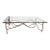 Vintage Eric Powell Bronze and Glass Coffee Table For Sale