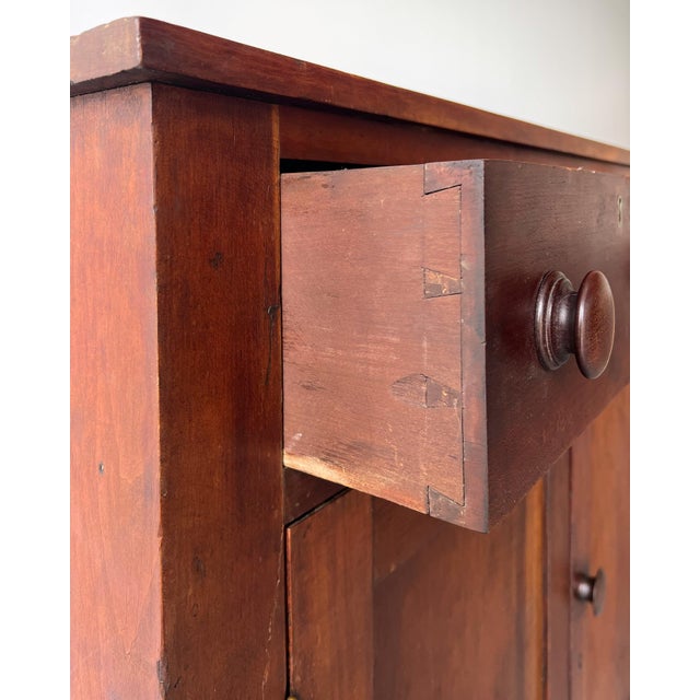 Wood American Antique Pine Jelly Cabinet Circa Mid 19th C. For Sale - Image 7 of 8