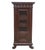 Italian Renaissance Revival walnut bookcase, early 20th century, having molded cornice, over carved shell motifs and...