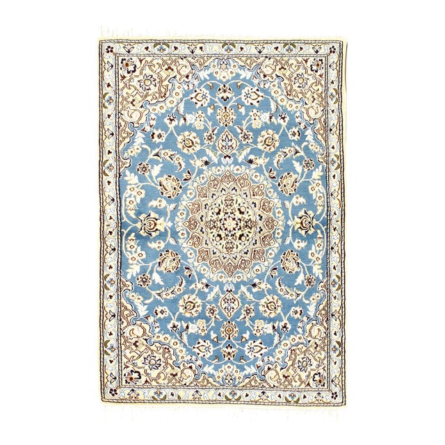Pasargad DC Fine Hand Knotted Wool & Silk Rug For Sale