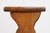 Hand-Carved Oak Wooden Stool, France, 1890s For Sale - Image 9 of 11