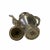Chinese Handmade Metal Silver Color Vase Teapot Jar Display For Sale - Image 4 of 6