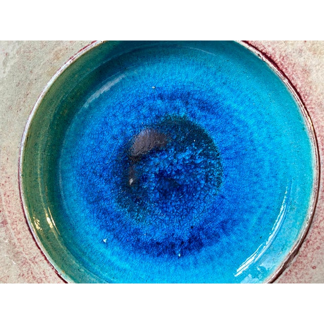 Mid-Century Modern Sea of Glaze Ceramic Dish from Nils A. Kähler, 1970s For Sale - Image 3 of 10