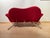 Brown Red Convertible Sofa attributed to Bonaldo, 1980s For Sale - Image 8 of 18