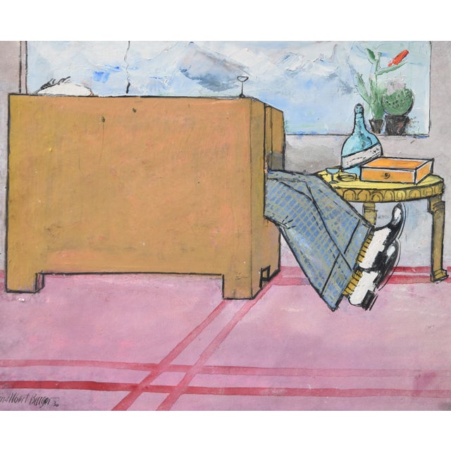 Ferdinand Albert Burger, Feudal, 1930, Mixed Media For Sale - Image 11 of 11
