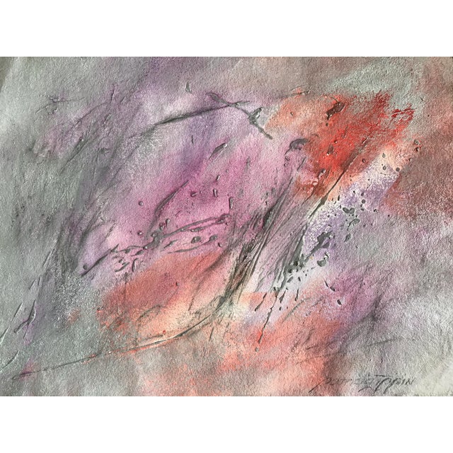 Patricia Zippin "Tillamook Flight 3 of 12" 1980s Mixed Media 30.75"x 23", unframed Signed in paint bottom right and signed...