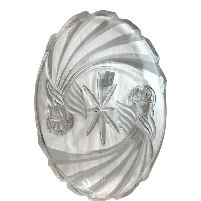 Vintage Gorham Angels of Peace Oval Serving Platter For Sale