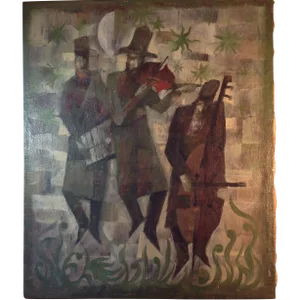 Oil Painting on Canvas - Jerzy Duda Gracz 1967