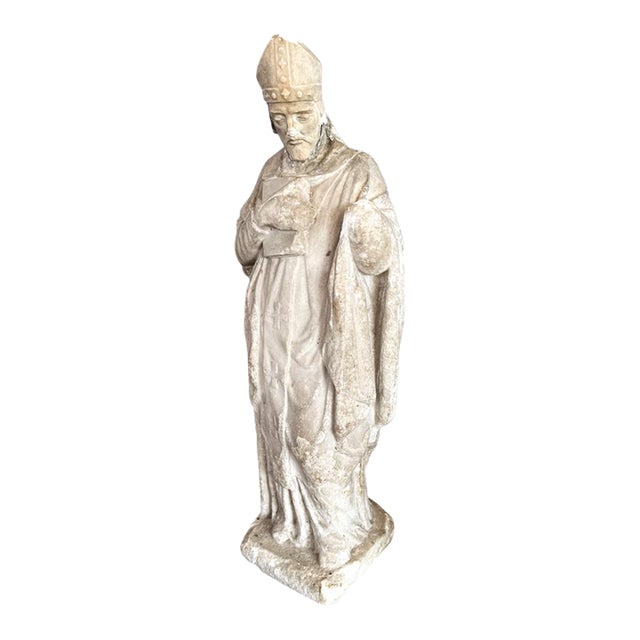 18th Century Limestone Marble Statue For Sale
