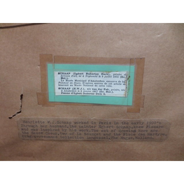 Four Scenes of Paris Date 1901 by H. Schapp For Sale - Image 12 of 12