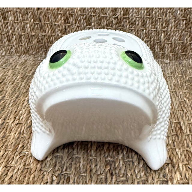 Mid 20th Century Vintage Hobnail Frog Planter Flower Frog in the Style of Jean Roger For Sale - Image 5 of 12