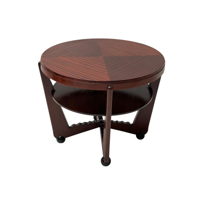 Art Deco Coffee Table in American Walnut by Max Coini, 1920s For Sale - Image 3 of 13