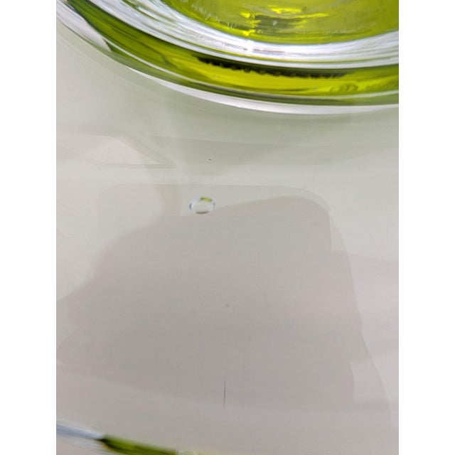 Mid-Century Modern Art Glass Ikebana Vase David New Small For Sale - Image 3 of 6