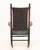Wood American Rustic Woven Rush Rocking Chair For Sale - Image 7 of 7