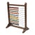Large Vintage Mongolian Wooden Math Abacus With Painted Wooden Balls For Sale