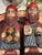 Mid 20th Century Pair of Hand Carved Wood Statues Folk Art Spanish Crusaders For Sale - Image 9 of 12