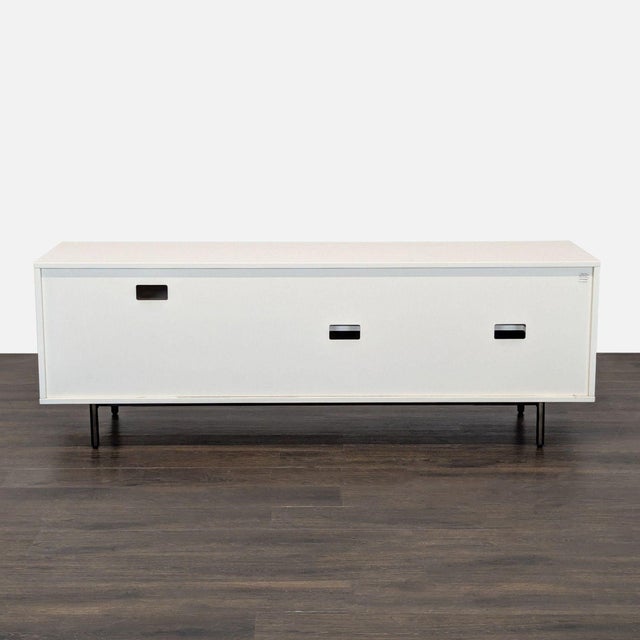 West Elm Reclaimed Wood Media Console For Sale In San Francisco - Image 6 of 10