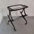 Mid-Century Modern Italian Wood and Brass Bar Cart with Magazine Rack, Attributed to Cesare Lacca, 1950s An elegant and...