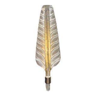 Modern Murano Glass Leaf Form Sconces - Pair For Sale