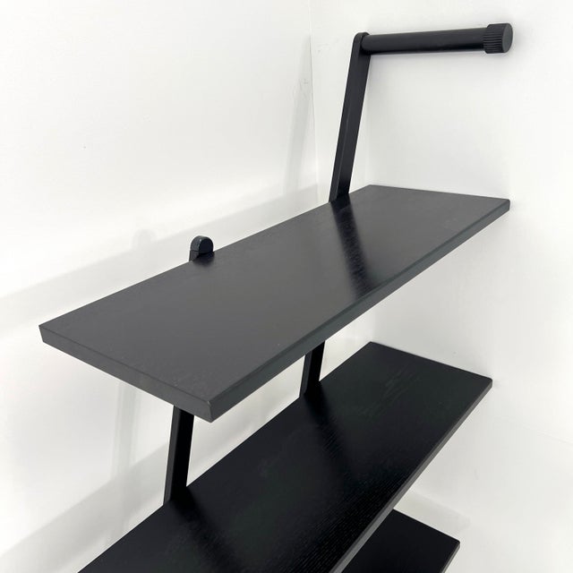 Black Postmodern Diego Shelf from Interlübke, West Germany, 1980s For Sale - Image 8 of 10