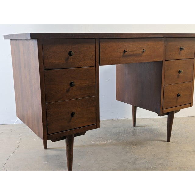 1960s MidCentury Modern Basset Walnut Desk Chairish